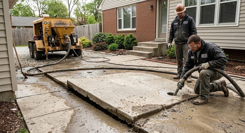 Concrete Floor Lifting in West Des Moines, IA
