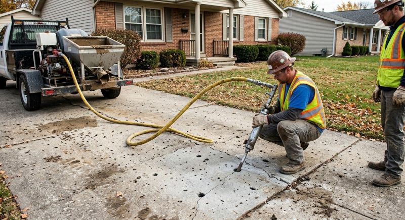 Concrete Lifting in West Des Moines, IA
