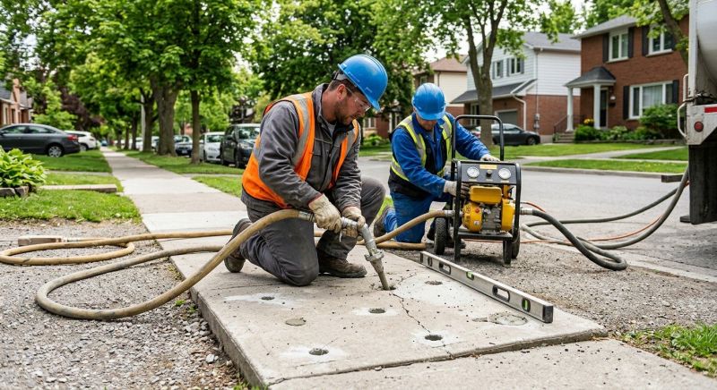 Concrete Settlement Repair in Columbus, OH