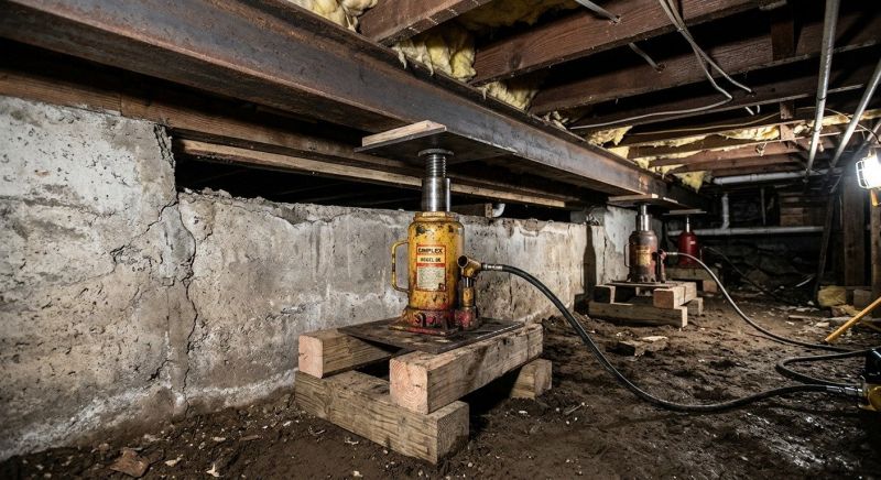 Sinking Foundation Lifting in Fort Collins, CO