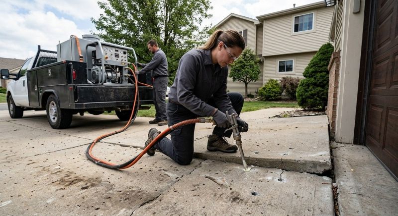 Sunken Driveway Lifting in Tampa, FL