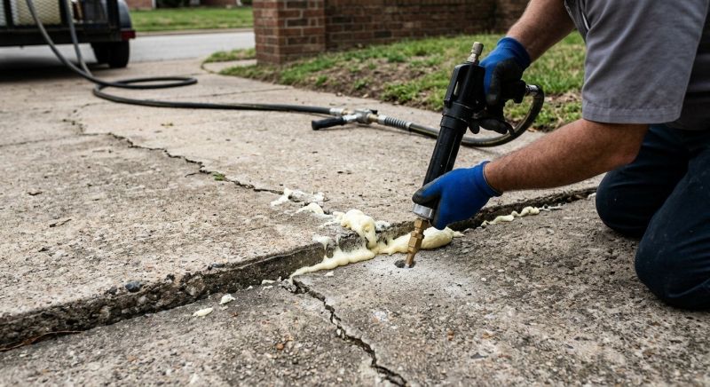 Sunken Driveway Lifting in Tampa, FL