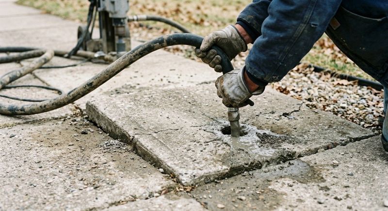 Walkway Leveling in West Des Moines, IA
